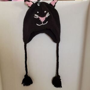 Adorable little girls cat hat
